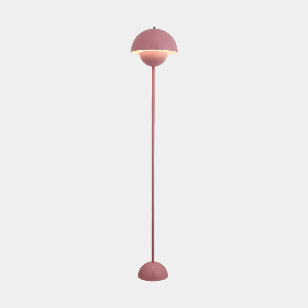 Metal mushroom lamp
