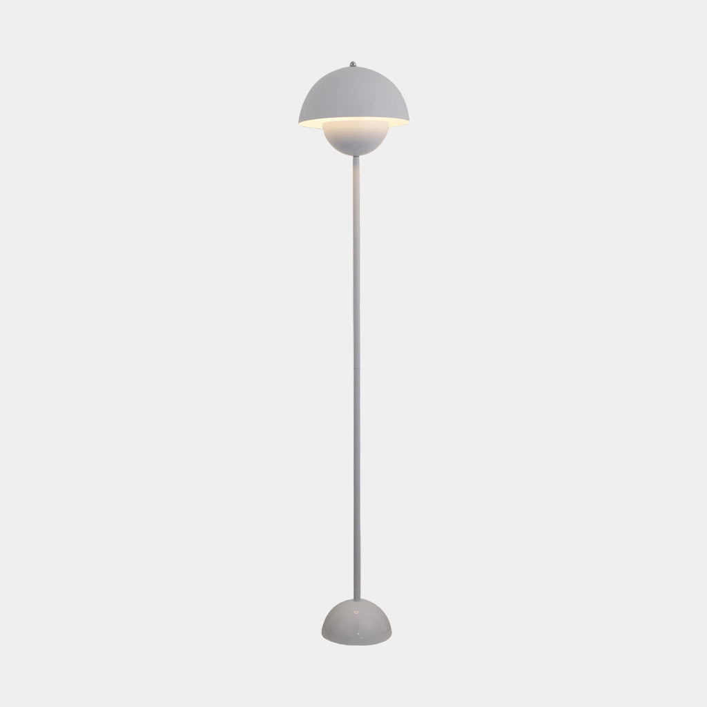Metal mushroom lamp