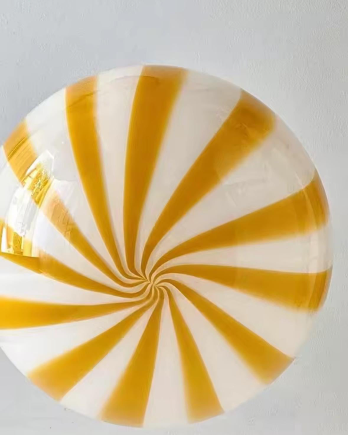 Modern ceiling light with authentic murano glass craftsmanship
