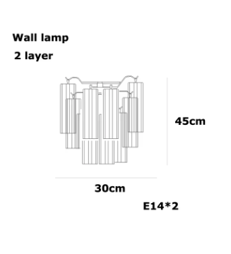 Venetian glass lamp illuminated showing soft light diffusion through layers