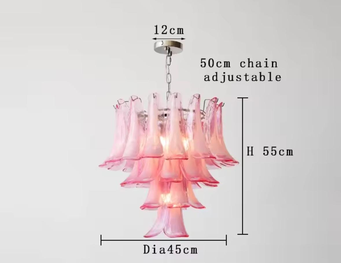 Handcrafted italian glass lamp displaying artisan glassmaking techniques