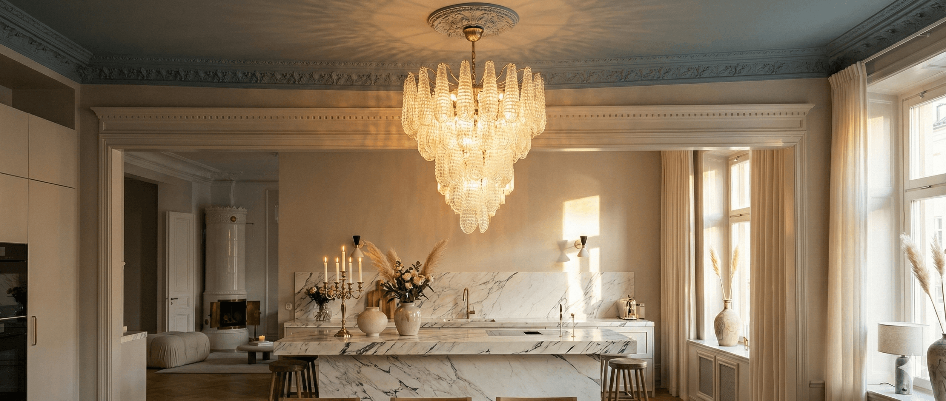 Luxury lighting interior