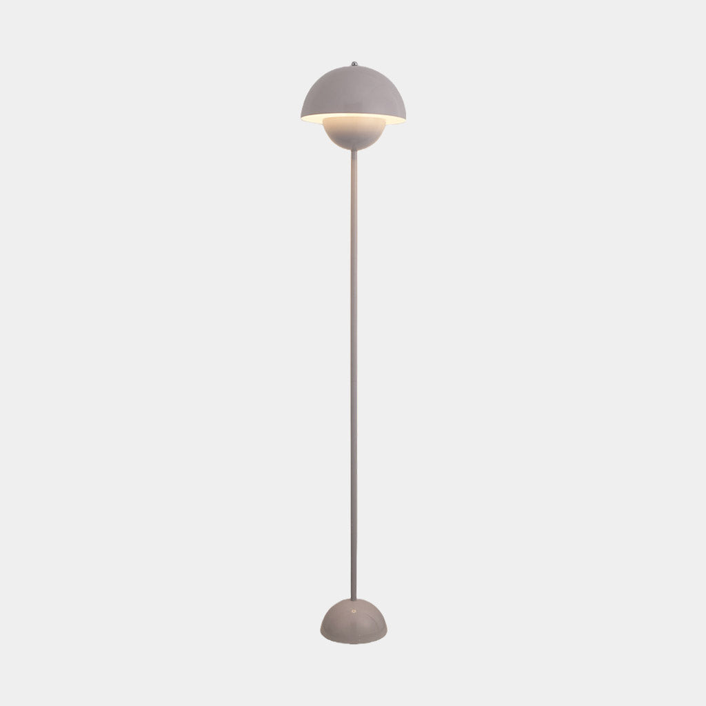 Metal mushroom lamp
