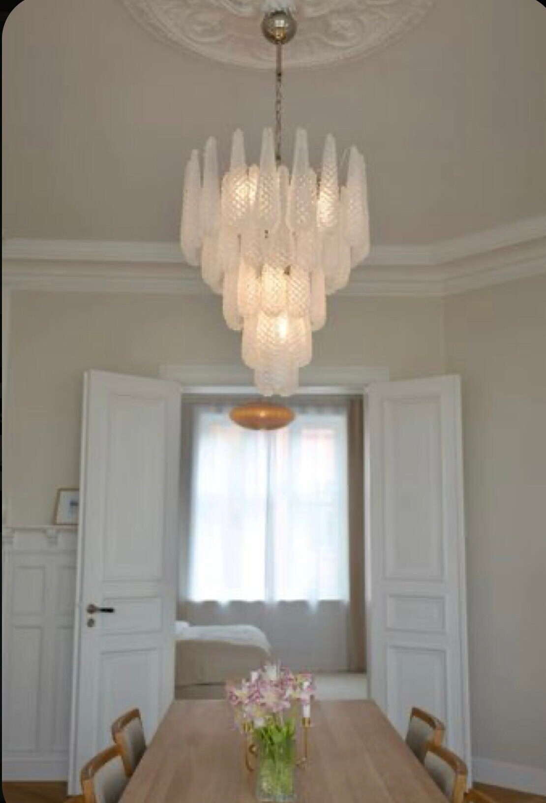Murano italian style lamp