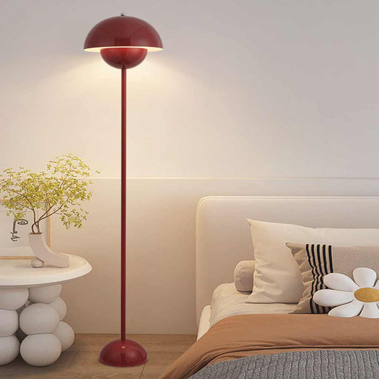Metal mushroom lamp