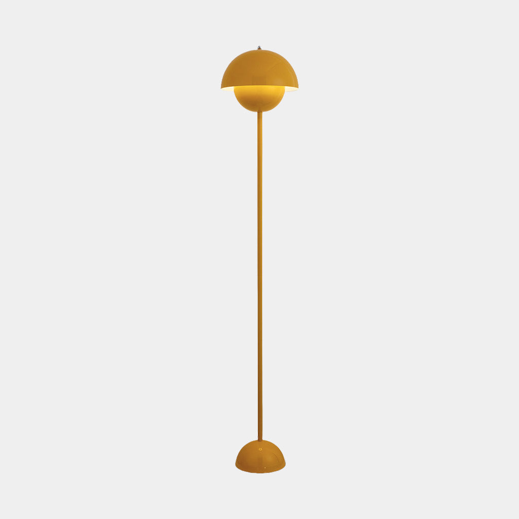 Metal mushroom lamp